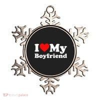I Love My Boyfriend, Love Boyfriend Ornament thumb 0
