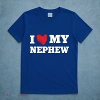 I Love My Nephew Favorite Family Member Valentines Nevvy Cute Gift T-Shirt thumb 5