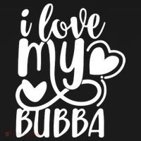 I Love My Bubba Gift For Dad Fathers Day Backpack thumb 2