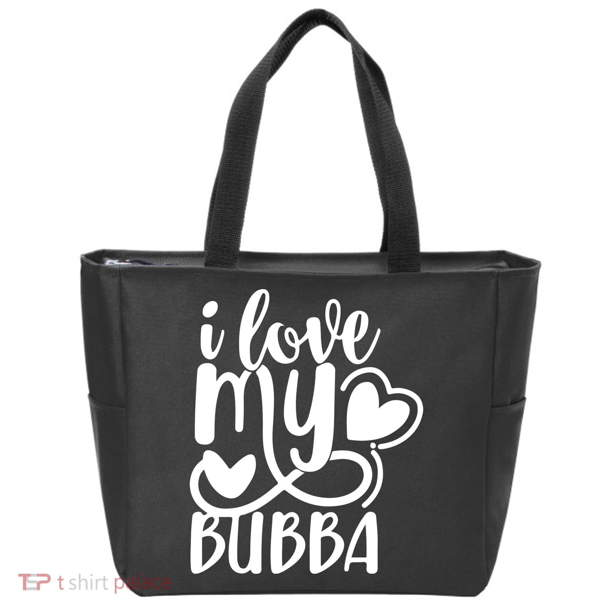 I Love My Bubba Gift For Dad Fathers Day Tote Bag