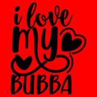 I Love My Bubba Gift For Dad Fathers Day Santa Hat thumb 1