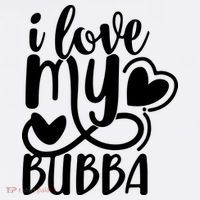 I Love My Bubba Gift For Dad Fathers Day Sweatshirt thumb 3