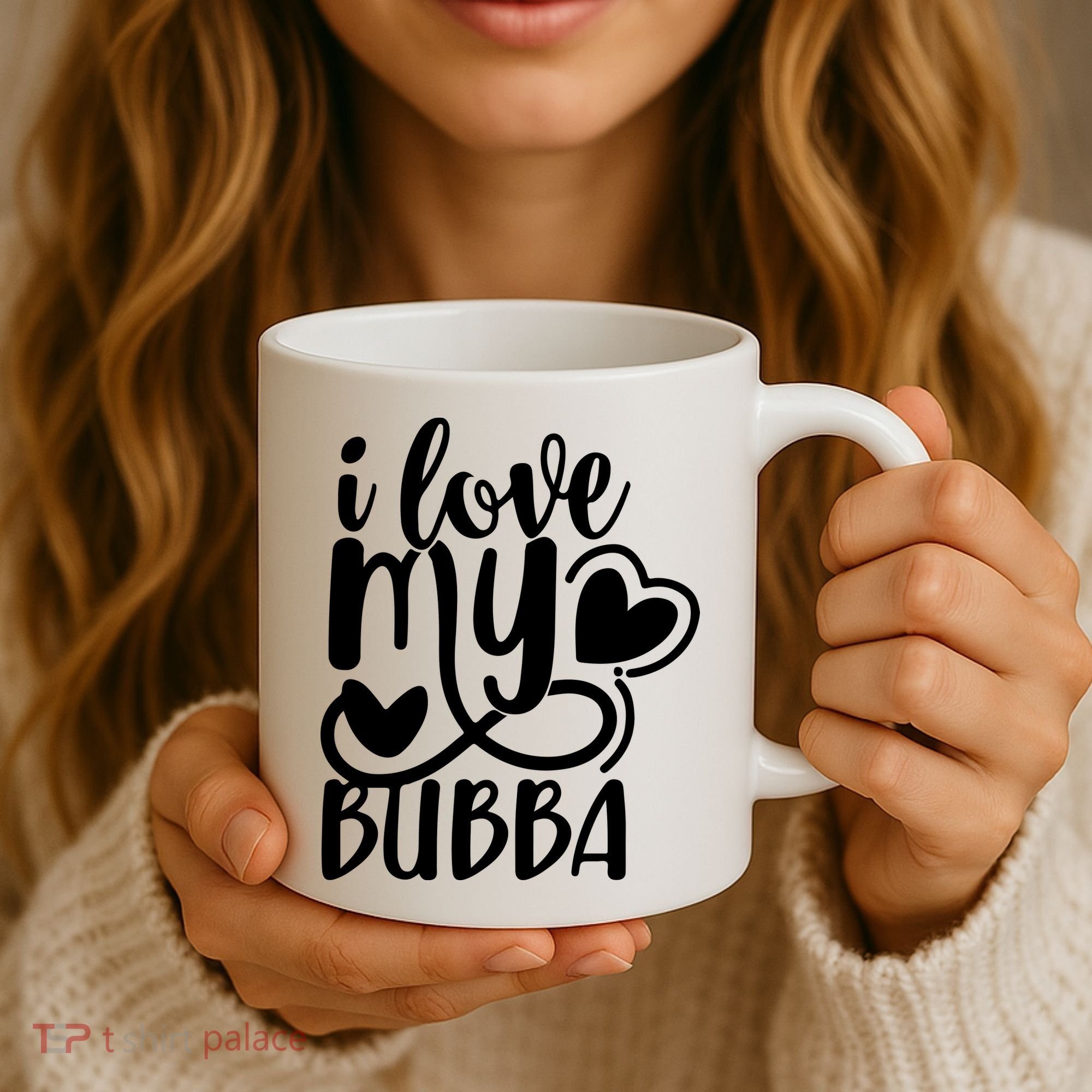 I Love My Bubba Gift For Dad Fathers Day Coffee Mug