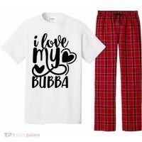I Love My Bubba Gift For Dad Fathers Day Pajama Set thumb 0
