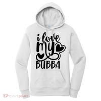 I Love My Bubba Gift For Dad Fathers Day Women's Hoodie thumb 0