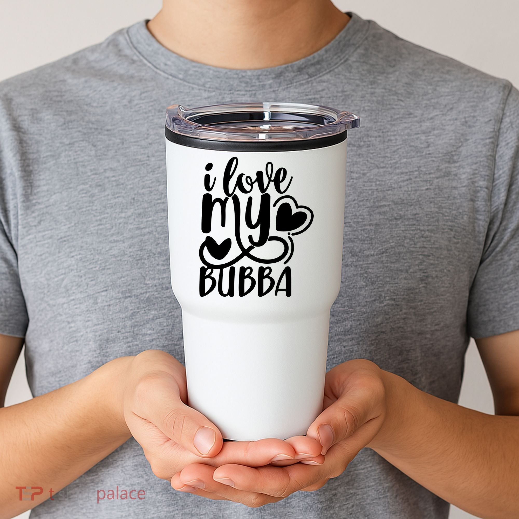 I Love My Bubba Gift For Dad Fathers Day Tumbler