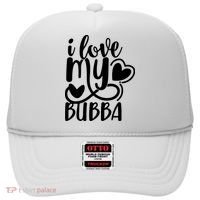 I Love My Bubba Gift For Dad Fathers Day Hat thumb 0
