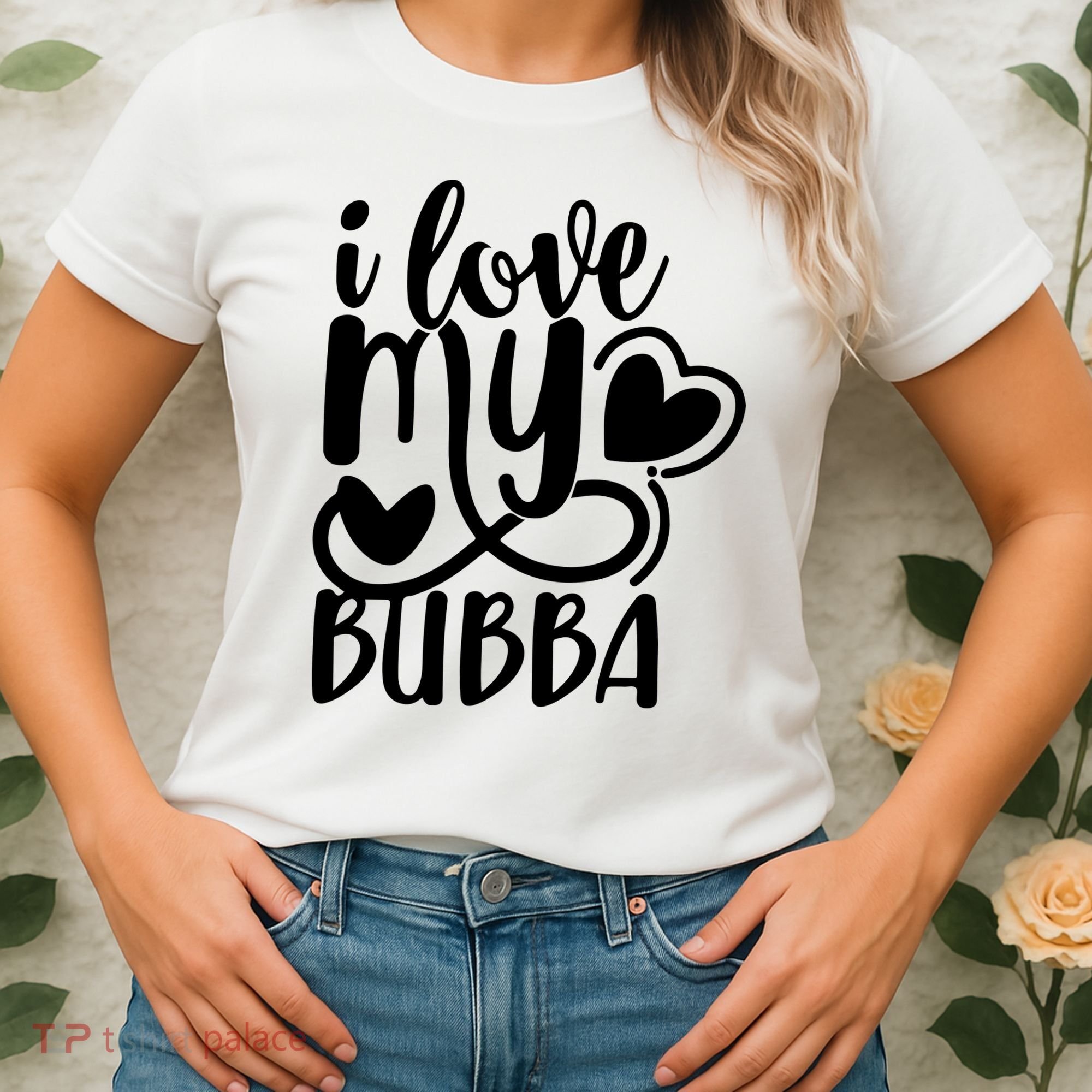 I Love My Bubba Gift For Dad Fathers Day Women's T-Shirt