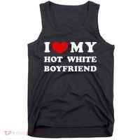 I Love My Hot White Boyfriend Tank Top thumb 0