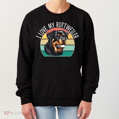 I Love My Rottweiler Women's Sweatshirt