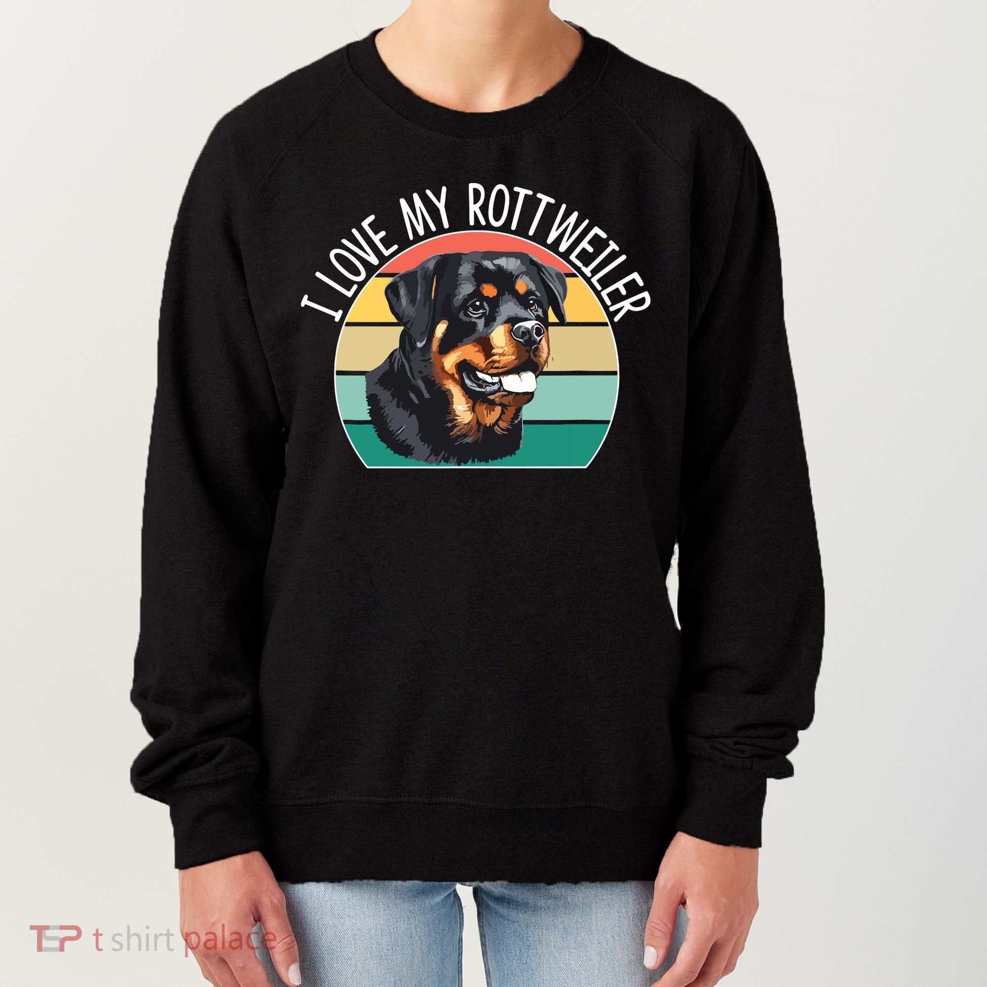 I Love My Rottweiler Women's Sweatshirt