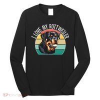 I Love My Rottweiler Long Sleeve Shirt thumb 0