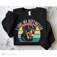 I Love My Rottweiler Sweatshirt thumb 2