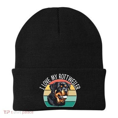 I Love My Rottweiler Beanie
