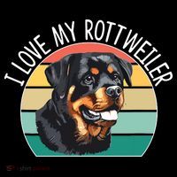 I Love My Rottweiler Women's Hoodie thumb 2