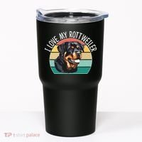 I Love My Rottweiler Tumbler thumb 0