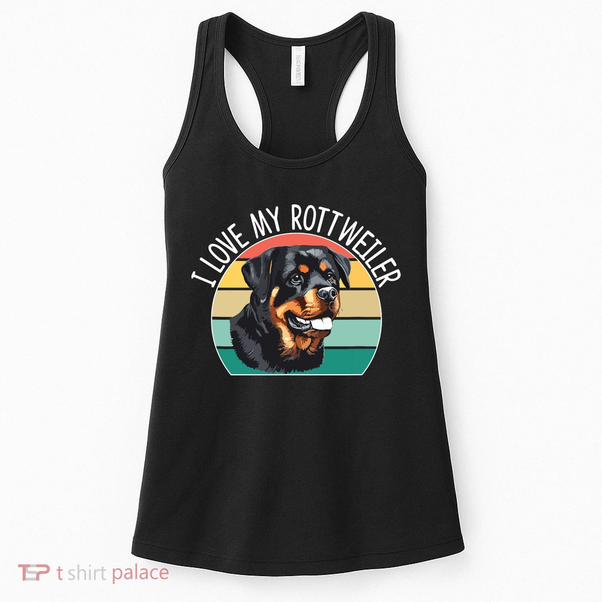 I Love My Rottweiler Women's Tank Top