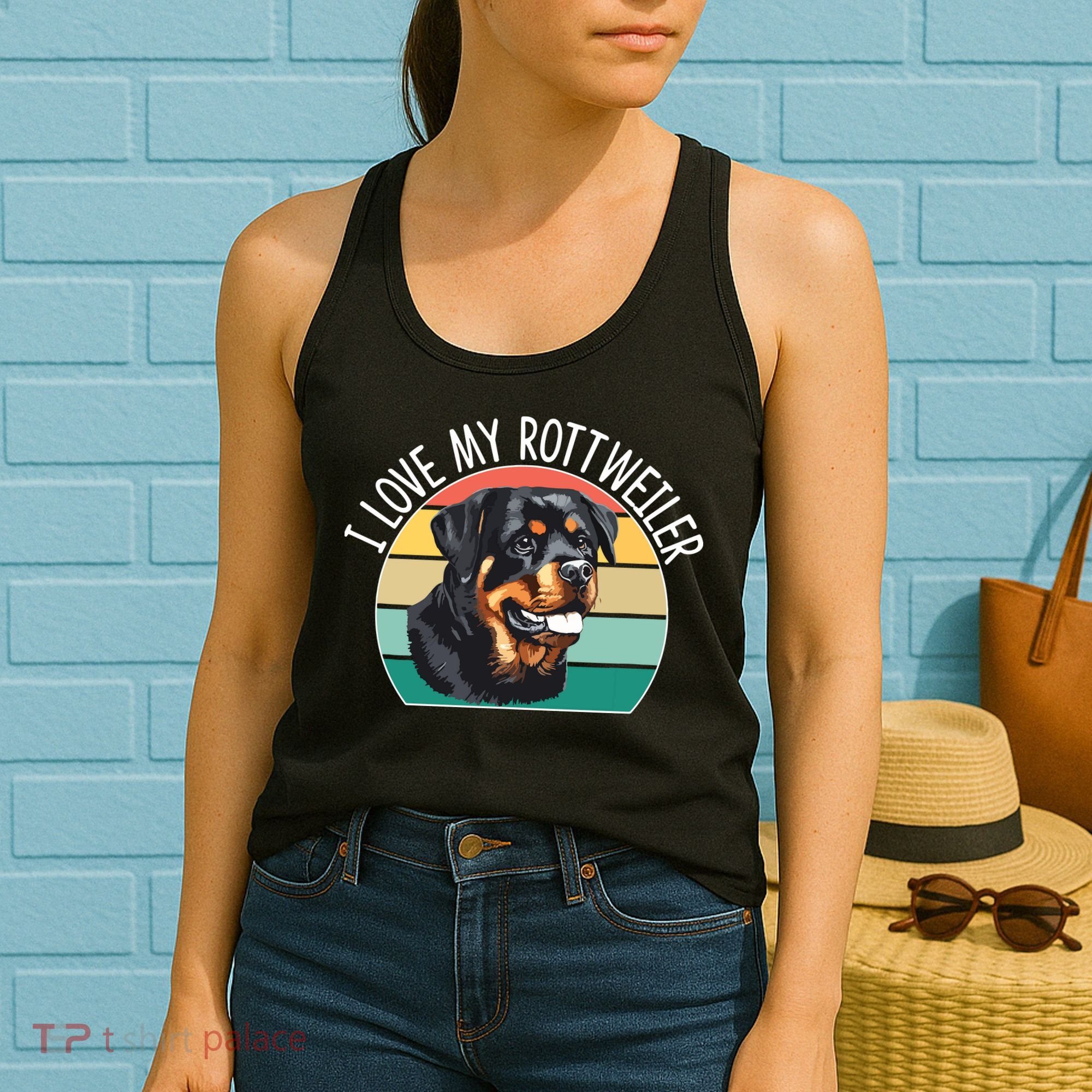 I Love My Rottweiler Women's Tank Top