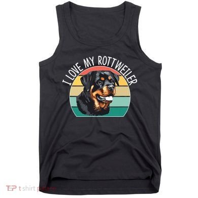 I Love My Rottweiler Tank Top