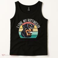 I Love My Rottweiler Tank Top thumb 2