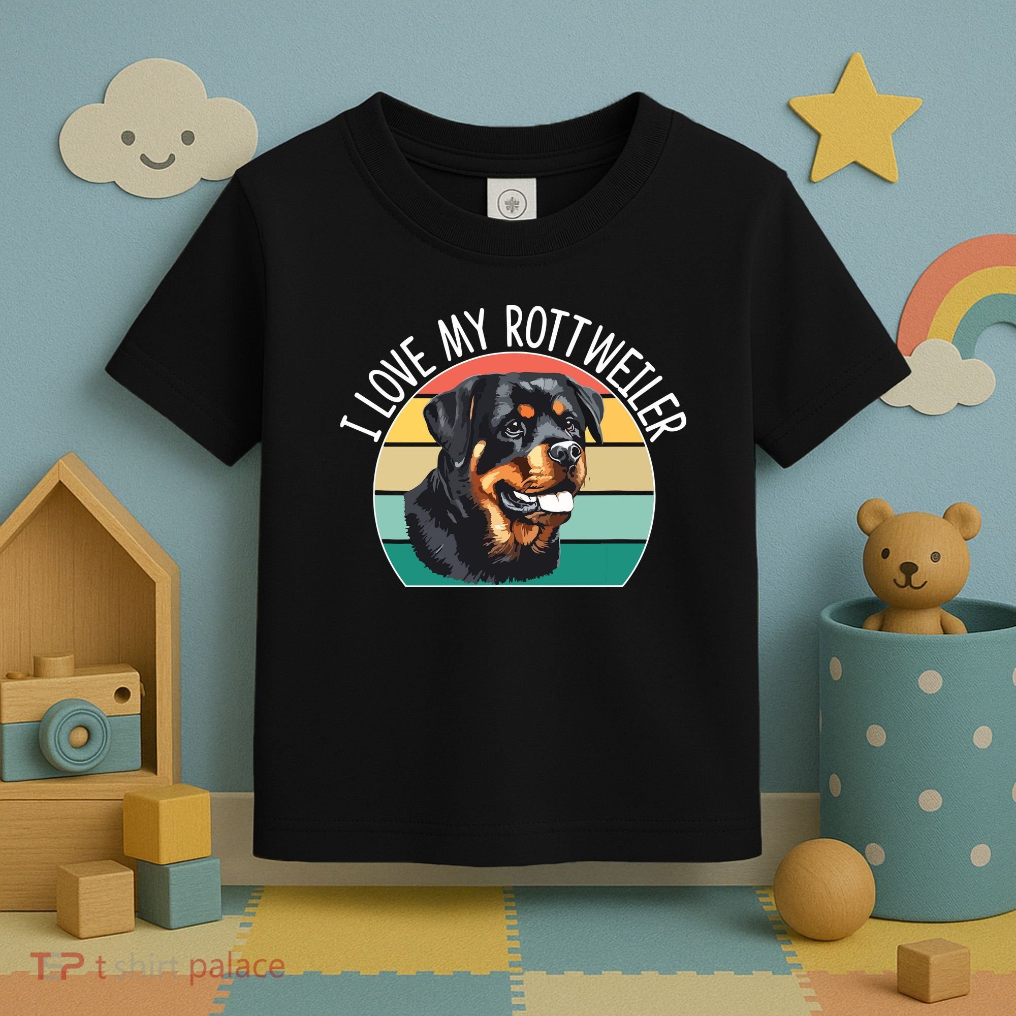 I Love My Rottweiler Toddler T-Shirt