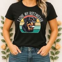 I Love My Rottweiler Women's T-Shirt thumb 2