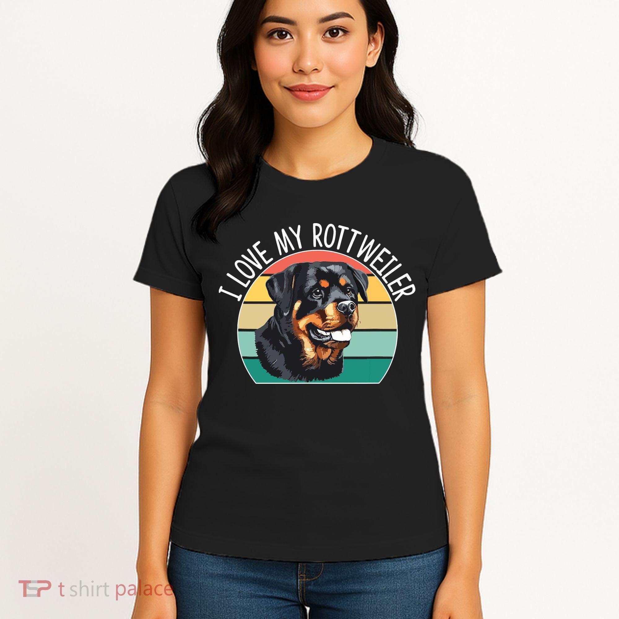 I Love My Rottweiler Women's T-Shirt