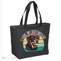 I Love My Rottweiler Tote Bag thumb 2