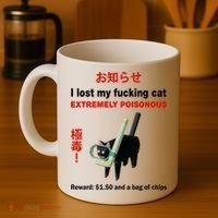 I Lost My Fucking Cat Extremely Poisonous Coffee Mug thumb 4