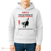 I Lost My Fucking Cat Extremely Poisonous Kids Hoodie thumb 4