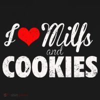 I Love Milfs And Cookies Gift Funny Cougar Lover Joke Gift Mousepad thumb 1
