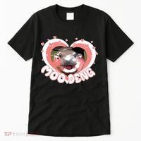 I Love Moo Deng Baby Hippo Moo Deng I Heart Moo Deng Tall T-Shirt thumb 0