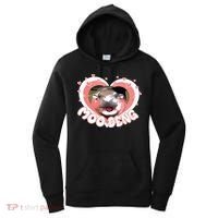 I Love Moo Deng Baby Hippo Moo Deng I Heart Moo Deng Women's Hoodie thumb 0