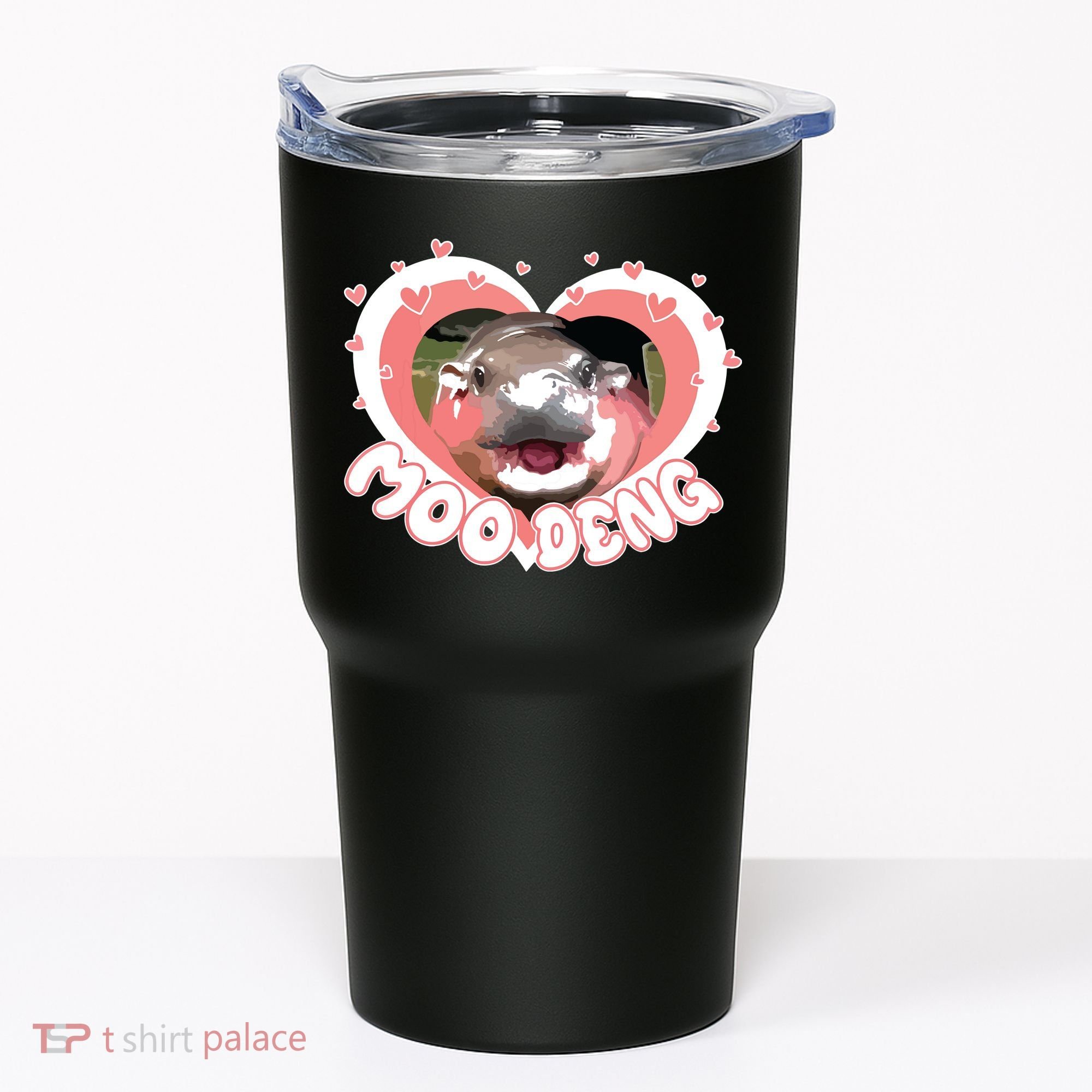 I Love Moo Deng Baby Hippo Moo Deng I Heart Moo Deng Tumbler