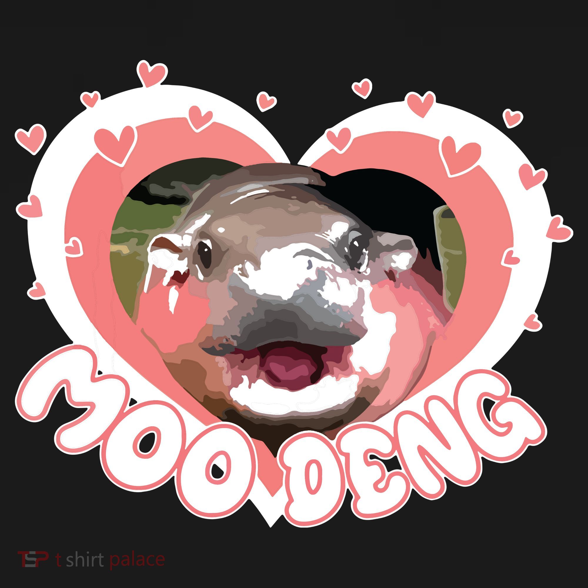 I Love Moo Deng Baby Hippo Moo Deng I Heart Moo Deng Baby Bodysuit