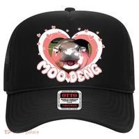I Love Moo Deng Baby Hippo Moo Deng I Heart Moo Deng Hat thumb 0