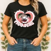 I Love Moo Deng Baby Hippo Moo Deng I Heart Moo Deng Women's T-Shirt thumb 2