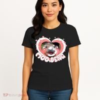 I Love Moo Deng Baby Hippo Moo Deng I Heart Moo Deng Women's T-Shirt thumb 4