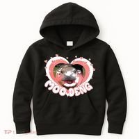 I Love Moo Deng Baby Hippo Moo Deng I Heart Moo Deng Kids Hoodie thumb 0