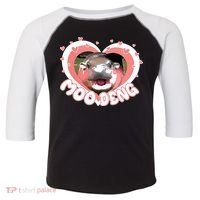 I Love Moo Deng Baby Hippo Moo Deng I Heart Moo Deng Toddler Fine Jersey T-Shirt thumb 0