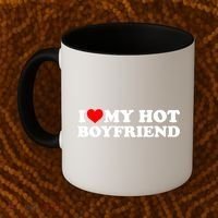 I Love My Hot Boyfriend Coffee Mug thumb 2