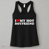 I Love My Hot Boyfriend Women's Tank Top thumb 3