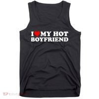 I Love My Hot Boyfriend Tank Top thumb 0