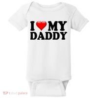 I Love My Daddy Baby Bodysuit thumb 0