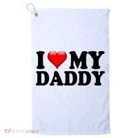 I Love My Daddy Golf Towel thumb 0