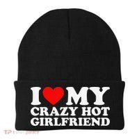 I Love My Hot Girlfriend Love My Crazy Hot Girlfriend Beanie thumb 0