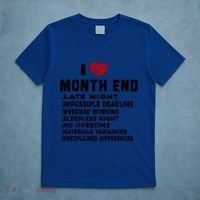 I Love Month End Funny Accountants Quotes Birthday Funny Gift Cool Gift T-Shirt thumb 5