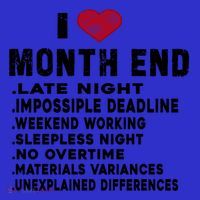 I Love Month End Funny Accountants Quotes Birthday Funny Gift Cool Gift T-Shirt thumb 7