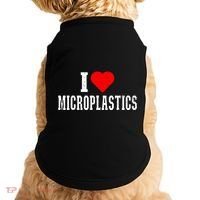 I Love Microplastics Dank Meme Funny Viral Quote Trendy Doggie Tank thumb 0