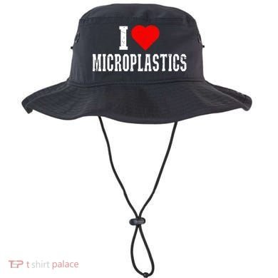 I Love Microplastics Dank Meme Funny Viral Quote Trendy Bucket Hat